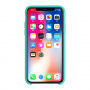 BASEUS ochranný silikónový kryt pre Apple iPhone XS / iPhone X – tyrkysový