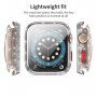 Ochranné trblietavé puzdro s tvrdeným sklom pre Apple Watch 42mm - sivé