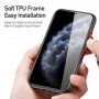 Dux Ducis nylonový ochranný kryt pre iPhone 11 Pro Max - hnedý