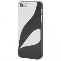 Ochranný plastový kryt pre Apple iPhone 5 / 5S / SE (2016) – čierno-biely
