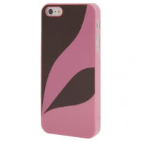 Ochranný plastový kryt pre Apple iPhone 5 / 5S / SE (2016) – ružovo-hnedý