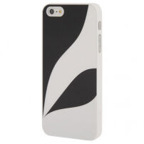 Ochranný plastový kryt pre Apple iPhone 5 / 5S / SE (2016) – bielo-čierny