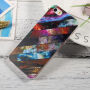 Ochranný kryt z mäkkého plastu pre Apple iPhone 5 / 5S / SE (2016) – galaxia