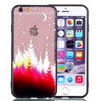 Ochranný plastový kryt s čiernym rámčekom pre Apple iPhone 6S Plus/6 Plus – les