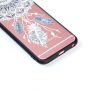 Ochranný plastový kryt s čiernym rámčekom pre Apple iPhone 6S Plus/6 Plus – lapač snov s pierkami
