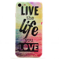 Ultratenký 0,6 mm kryt na Apple iPhone SE (2020/2022) / 8 / 7 - Live the Life You Love