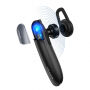 USAMS bezdrôtové Bluetooth slúchadlo s mikrofónom pre Apple iPhone – čierne