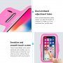 Haweel športové puzdro na ruku s kapsou na kľúče pre iPhone - ružové