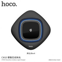 HOCO bezdrôtová nabíjačka s podsvietením pre Apple iPhone – čierna