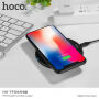 HOCO dizajnová bezdrôtová nabíjačka pre Apple iPhone – čierna