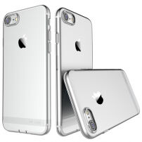 USAMS tenký kryt so záslepkou Lightning konektora pre Apple iPhone SE (2020/2022) / 8 / 7 - priehľadný