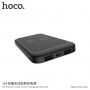 HOCO elegantná powerbanka 10000 mAh s bezdrôtovým nabíjaním pre Apple iPhone – čierna