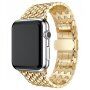 Elegantný oceľový antikorový remienok pre Apple Watch Ultra 49mm / 46mm / 45mm / 44mm / 42mm - zlatý
