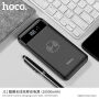 HOCO powerbanka 10000 mAh s funkciou bezdrôtového nabíjania pre Apple iPhone – čierna