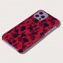 Maskáčový ochranný obal pre iPhone 11 Pro - červený