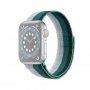Štvorfarebný remienok milánsky ťah pre Apple Watch 42mm / 41mm / 40mm / 38mm - bielo-zelený