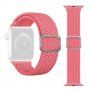 Remienok s vrkočovým vzorom pre Apple Watch 42mm / 41mm / 40mm / 38mm - ružový