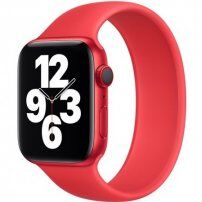 Navliekací silikónový remienok pre Apple Watch Ultra 49mm / 46mm / 45mm / 44mm / 42mm - S - červený