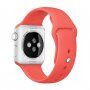 Silikonový športový remienok pre Apple Watch Ultra 49mm / 46mm / 45mm / 44mm / 42mm - M/L - koralový