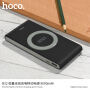 HOCO powerbanka 8000 mAh s bezdrôtovým nabíjaním pre Apple iPhone – čierna