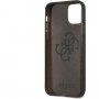 Guess Big 4G Full Glitter kryt pre iPhone 12 Pro Max - čierny