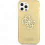Guess Big 4G Full Glitter kryt pre iPhone 12 Pro Max - zlatý