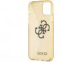 Guess Big 4G Full Glitter kryt pre iPhone 12 Pro Max - zlatý