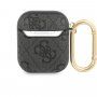 Guess 4G Script obal pre AirPods 1 / 2 - sivý