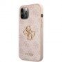 Guess 4G Metal Logo kryt pre iPhone 12 Pro Max - ružový