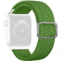 Remienok s vrkočovým vzorom pre Apple Watch Ultra 49mm / 46mm / 45mm / 44mm / 42mm - zelený