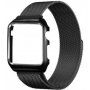 Kovové puzdro s remienkom pre Apple Watch 42mm – čierné