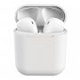 InPods 12 bezdrôtové Bluetooth slúchadlá s nabíjacím puzdrom pre Apple zariadenia - biela