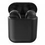 InPods 12 bezdrôtové Bluetooth slúchadlá s nabíjacím puzdrom pre Apple zariadenia - čierna