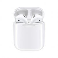 i18 TWS bezdrôtové slúchadlá s nabíjacím puzdrom pre Apple zariadenia - biela