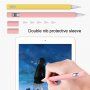 Trojhranný silikónový obal pre Apple Pencil 2. generácie / Pro - fialový