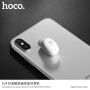 HOCO malé bezdrôtové Bluetooth slúchadlo s mikrofónom pre Apple iPhone – biele