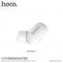 HOCO malé bezdrôtové Bluetooth slúchadlo s mikrofónom pre Apple iPhone – biele