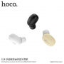 HOCO malé bezdrôtové Bluetooth slúchadlo s mikrofónom pre Apple iPhone – biele