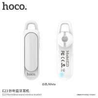 HOCO bezdrôtové slúchadlo s mikrofónom pre Apple iPhone – biele
