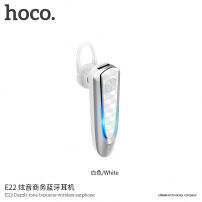 HOCO Dazzle bezdrôtové Bluetooth slúchadlo s mikrofónom pre Apple iPhone – biele