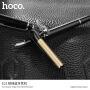 HOCO elegantné bezdrôtové Bluetooth slúchadlo s mikrofónom pre Apple iPhone – zlaté