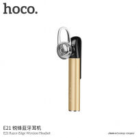 HOCO elegantné bezdrôtové Bluetooth slúchadlo s mikrofónom pre Apple iPhone – zlaté