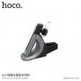 HOCO bezdrôtové Bluetooth slúchadlo s držiakom na ventilačnú mriežku pre Apple iPhone – tmavosivé