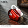 HOCO malé bezdrôtové Bluetooth slúchadlo pre Apple iPhone – červené