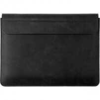 FIXED Oxford kožená obálka pre MacBook Air 13" (A1237 / A1304 / A1369 / A1466) - čierna