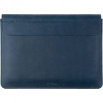 FIXED Oxford kožená obálka pre MacBook Air 13" (A1237 / A1304 / A1369 / A1466) - tmavomodrá