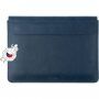 FIXED Oxford kožená obálka pre MacBook Air 13" (A1237 / A1304 / A1369 / A1466) - tmavomodrá