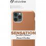 CellularLine Sensation Metallic silikónový kryt pre iPhone 11 Pro Max - zlatý