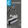Cellularline Flag TWS bezdrôtové slúchadlá pre zariadenia Apple - čierna