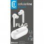 Cellularline Flag TWS bezdrôtové slúchadlá pre zariadenia Apple - biela
